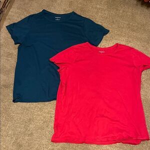 Torrid Red and Blue Women's Short Sleeve Tees